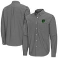 thumbnail image 1 of Men's Antigua Black Austin FC Porter Woven Tri-Blend Long Sleeve Button-Down Shirt, 1 of 3