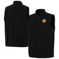 thumbnail image 1 of Men's Antigua Black Boston Bruins Regard Full-Zip Vest, 1 of 3