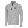 thumbnail image 1 of Men's Antigua Black Boston Celtics Cause Quarter-Zip Top, 1 of 1