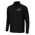 thumbnail image 1 of Men's Antigua Black Buffalo Bills Intent Quarter-Zip Pullover Top, 1 of 1