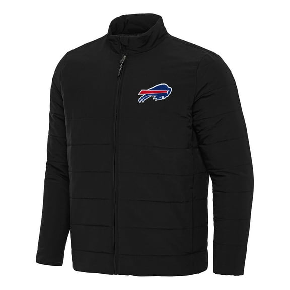 Men's Antigua  Black Buffalo Bills Swelter Full-Zip Jacket