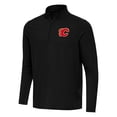thumbnail image 1 of Men's Antigua Black Calgary Flames Intent Quarter-Zip Top, 1 of 1