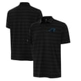 thumbnail image 1 of Men's Antigua Black Carolina Panthers Big & Tall Tunnel Polo, 1 of 3