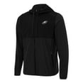 thumbnail image 1 of Men's Antigua Black/Charcoal Philadelphia Eagles  Sway Full-Zip Hoodie, 1 of 1