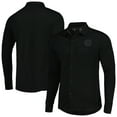 thumbnail image 1 of Men's Antigua Black Charlotte FC Streamer Diamond Button-Up Shacket, 1 of 5