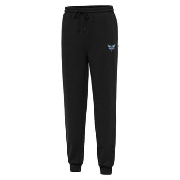 Men's Antigua Black Charlotte Hornets  Idol Jogger Pants