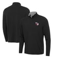 thumbnail image 1 of Men's Antigua  Black Cleveland Guardians Content Quarter-Zip Top, 1 of 3