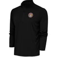 thumbnail image 1 of Men's Antigua  Black College Park Skyhawks Tribute Quarter-Zip Pullover Top, 1 of 1
