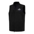 thumbnail image 1 of Men's Antigua Black Colorado Avalanche Demand Full-Zip Vest, 1 of 1