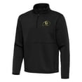 thumbnail image 1 of Men's Antigua Black Colorado Buffaloes Twist Quarter-Zip Pullover Jacket, 1 of 1