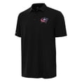 thumbnail image 1 of Men's Antigua Black Columbus Blue Jackets Era Polo, 1 of 1