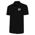thumbnail image 1 of Men's Antigua Black Dallas Mavericks Big & Tall Metallic Logo Tribute Desert Dry Polo, 1 of 1