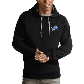 Men's Nike Blue Detroit Lions Sideline Club Performance Full-Zip Hoodie Size: Medium