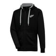 thumbnail image 1 of Men's Antigua  Black Detroit Red Wings Metallic Logo Victory Full-Zip Hoodie, 1 of 1