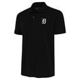 thumbnail image 1 of Men's Antigua Black Detroit Tigers Metallic Tribute Polo, 1 of 1