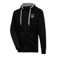 thumbnail image 1 of Men's Antigua Black Detroit Wolves Victory Full-Zip Hoodie, 1 of 1