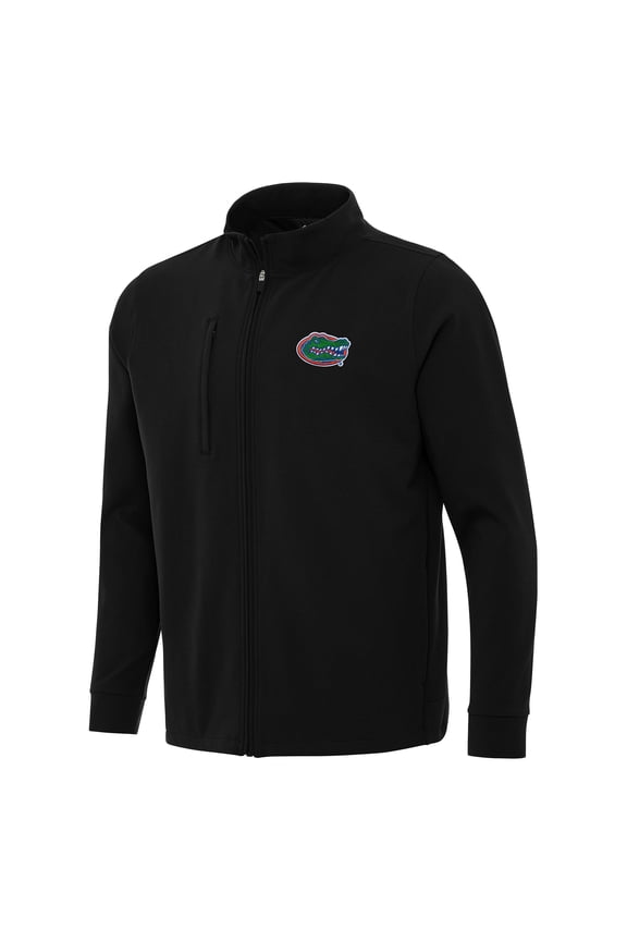 Men's Antigua Black Florida Gators Regard Full-Zip Jacket