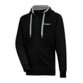 thumbnail image 1 of Men's Antigua Black George Mason Patriots Victory Raglan Full-Zip Hoodie Jacket, 1 of 1