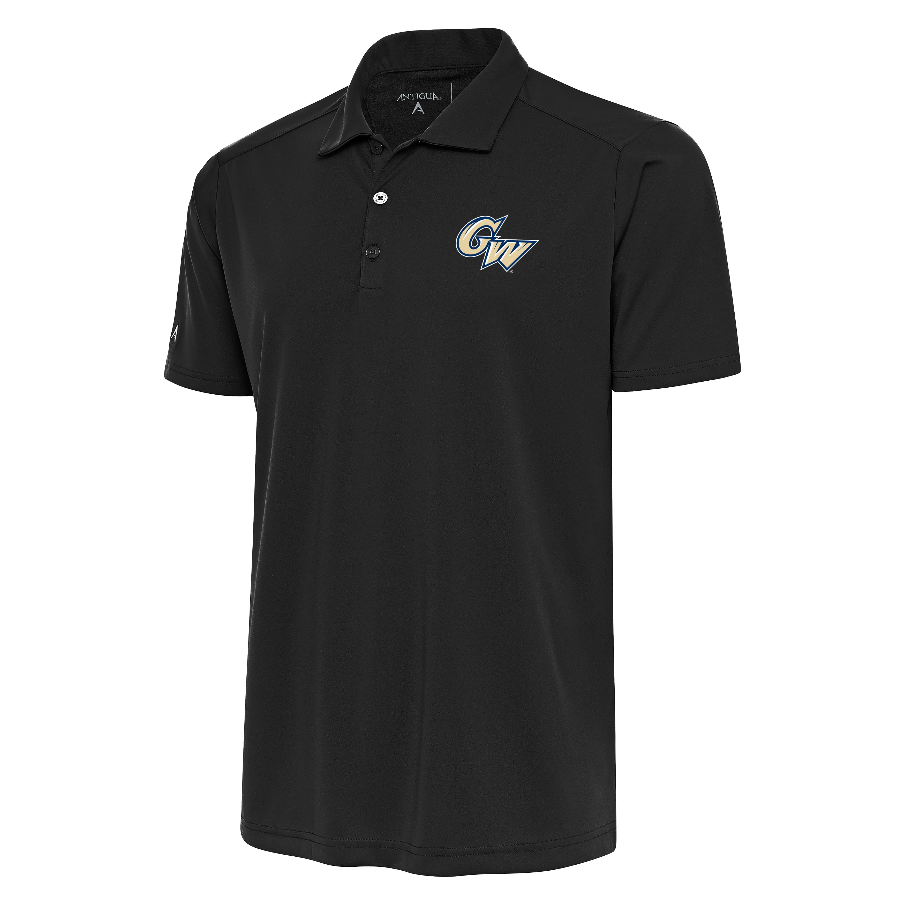 Men's Antigua Black George Washington University Tribute Polo - Walmart.com