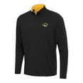 thumbnail image 1 of Men's Antigua Black/Gold Missouri Tigers Content Quarter-Zip Pullover Top, 1 of 1
