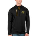 thumbnail image 1 of Men's Antigua Black/Gold Wichita State Shockers Generation Half-Zip Pullover Jacket, 1 of 1