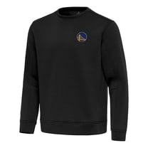 Men's Antigua Black Golden State Warriors Relevant Pullover Sweatshirt