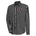 thumbnail image 1 of Men's Antigua  Black/Gray Arizona Cardinals Carry Long Sleeve Button-Up Shirt, 1 of 1
