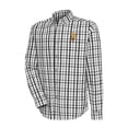 thumbnail image 1 of Men's Antigua  Black/Gray Arizona State Sun Devils Tending Tri-Blend Button-Down Long Sleeve Shirt, 1 of 1