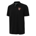 Men's Antigua Black/Gray Bowling Green St. Falcons Era Polo