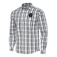 thumbnail image 1 of Men's Antigua Black/Gray Inter Miami CF Tending 2 Tri-Blend Long Sleeve Button-Down Shirt, 1 of 1