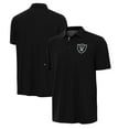 thumbnail image 1 of Men's Antigua Black/Gray Las Vegas Raiders Era Polo, 1 of 3