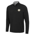 thumbnail image 1 of Men's Antigua Black/Gray Notre Dame Fighting Irish Content Quarter-Zip Pullover Top, 1 of 1