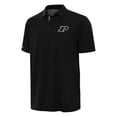 thumbnail image 1 of Men's Antigua Black/Gray Purdue Boilermakers Era Polo, 1 of 1