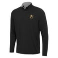 thumbnail image 1 of Men's Antigua Black/Gray Vegas Golden Knights Content Quarter-Zip Pullover Top, 1 of 1