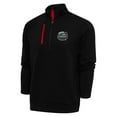thumbnail image 1 of Men's Antigua  Black Great Lakes Loons Generation Quarter-Zip Pullover Top, 1 of 1