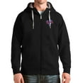thumbnail image 1 of Men's Antigua Black Halifax Thunderbirds Victory Full-Zip Hoodie, 1 of 1