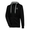 thumbnail image 1 of Men's Antigua Black Houston Astros Metallic Victory Full-Zip Hoodie, 1 of 1