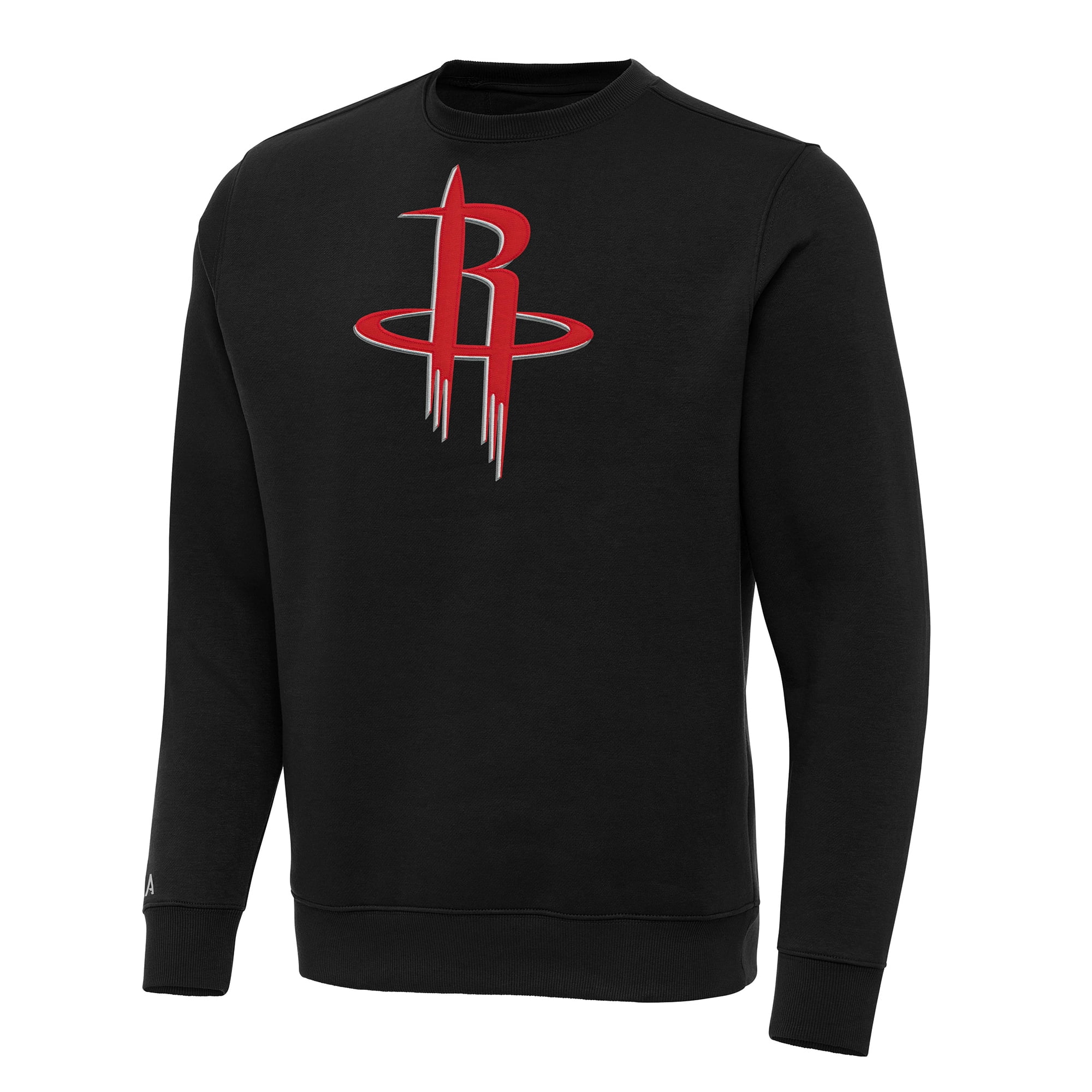 Men's Antigua Black Houston Rockets Big & Tall Victory Crew Neck ...