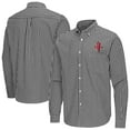 thumbnail image 1 of Men's Antigua Black Houston Rockets Ellis Woven Tri-Blend Button-Down Shirt, 1 of 3