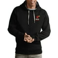 thumbnail image 1 of Men's Antigua Black Illinois Tech Scarlet Hawks Victory Pullover Hoodie, 1 of 1