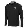 thumbnail image 1 of Men's Antigua  Black Jacksonville Jaguars Content Quarter-Zip Pullover Top, 1 of 2