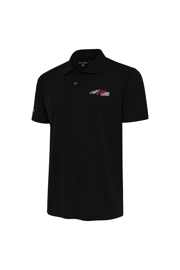 Men's Antigua Black Joe Gibbs Racing Tribute Polo