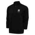 thumbnail image 1 of Men's Antigua Black John Hunter Nemechek Generation Quarter-Zip Pullover Top, 1 of 1