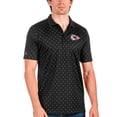 thumbnail image 1 of Men's Antigua Black Kansas City Chiefs Spark Polo, 1 of 1