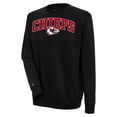 thumbnail image 1 of Men's Antigua  Black Kansas City Chiefs Victory Chenille Pullover Sweatshirt, 1 of 1
