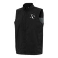 thumbnail image 1 of Men's Antigua Black Kansas City Royals Brisk Full-Zip Vest, 1 of 1