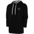 thumbnail image 1 of Men's Antigua Black Las Vegas Raiders Tonal Logo Victory Pullover Hoodie, 1 of 2
