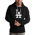 thumbnail image 1 of Men's Antigua Black Los Angeles Dodgers Victory Pullover Team Logo Hoodie, 1 of 1