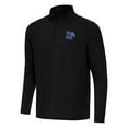 thumbnail image 1 of Men's Antigua Black Memphis Tigers Intent Quarter-Zip Top, 1 of 1