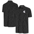 thumbnail image 1 of Men's Antigua Black Michigan State Spartans Lush Polo, 1 of 3